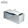 luxury led spa energy saving light tub whirlpool bath tubs rectangle two skirts bathtub