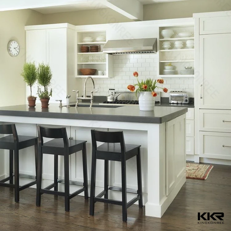 Prefab Standard Solid Surface Kitchen Island Countertop Sizes