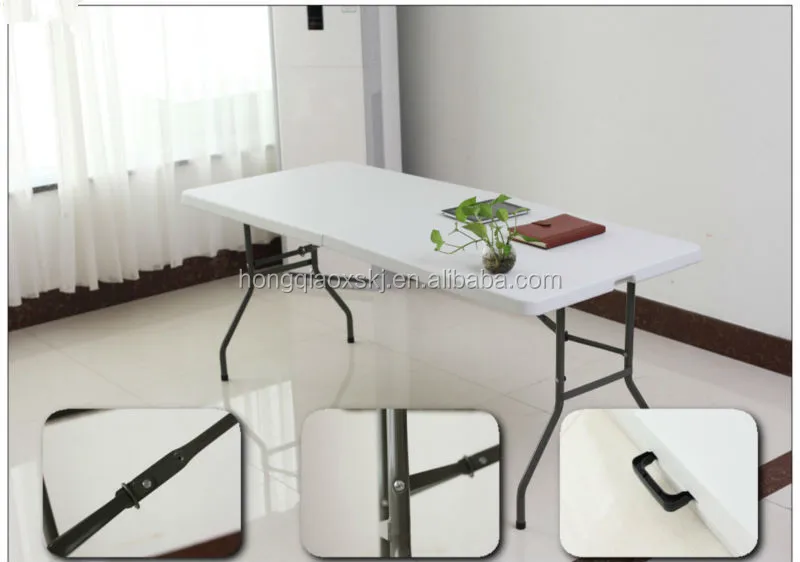 Plastic Folding Table,8ft Plastic Folding Rectangular Conference Table