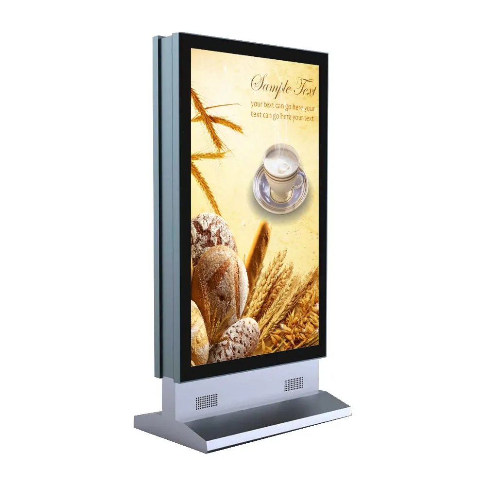 product-YEROO-Shopping Mall Free Standing Scrolling System Light Box Poster Rotating-img-4