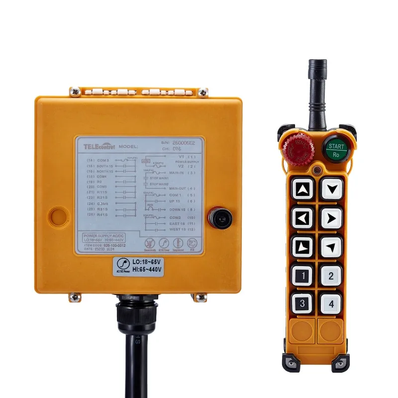 Truck Crane Remote Controller F26b1 10 Single Speed Key Button