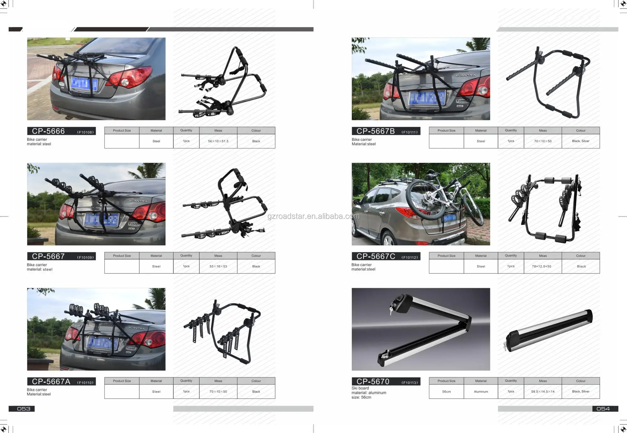 High Quality Bike Carrier Roof Racks For Universal Car With Roof Rails
