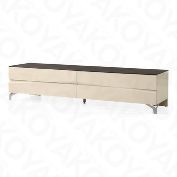 Best Sale Living Room Furniture Set Walnut Veneer Tv Cabinet