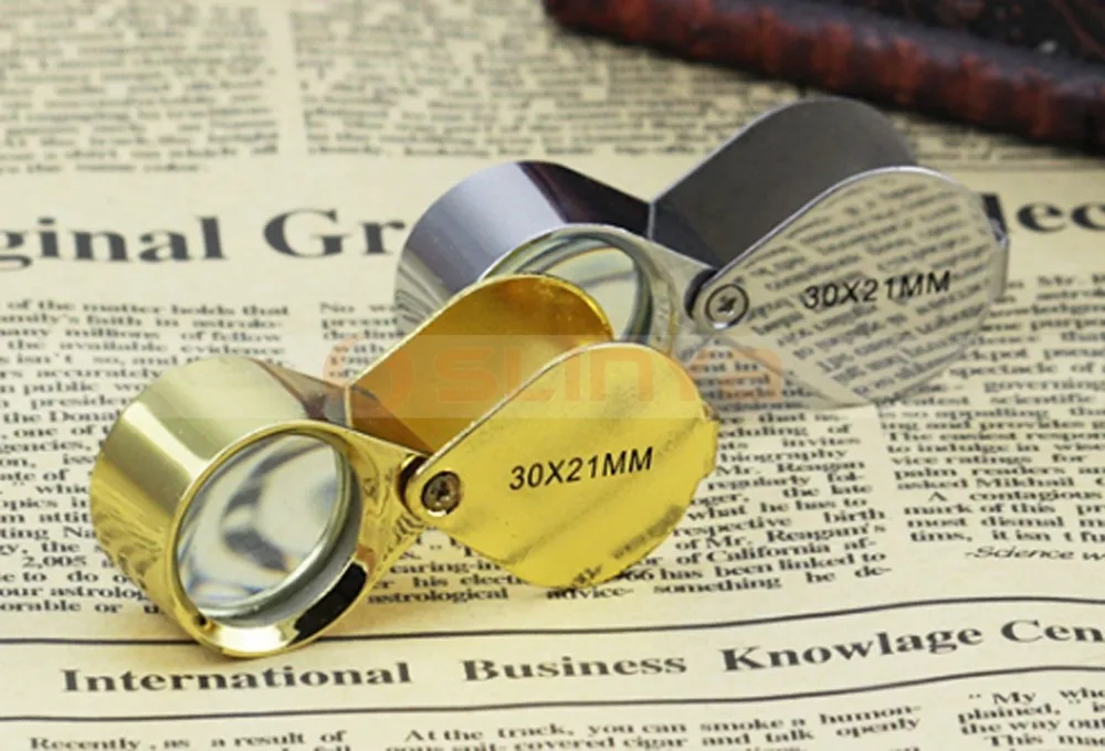 Folding Diamond Magnify Glass 30x21mm Antique Jewelry Loupe Buy