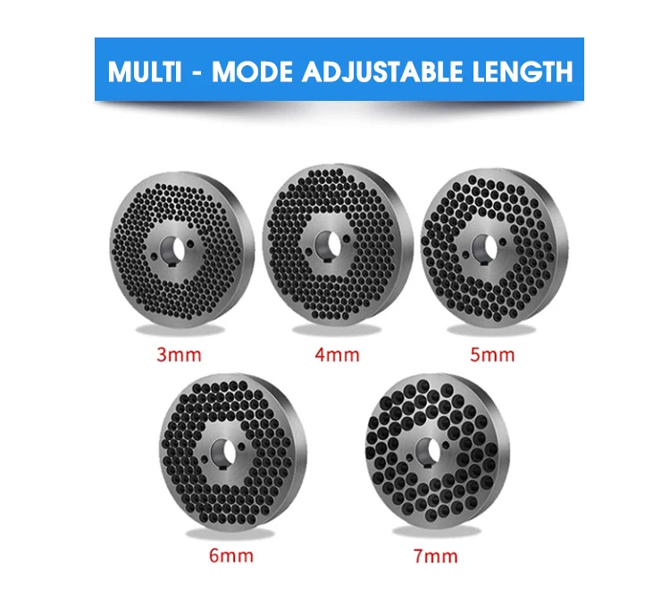 mini màquina de pellets d'alimentació animal de porc de conill de fusta