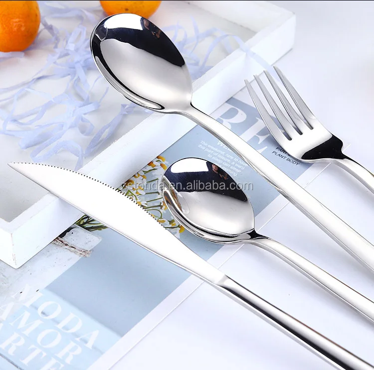 Wholesale Bulk Flatware Stainless Steel Cutlery Gold Plated Rainbow Pvd