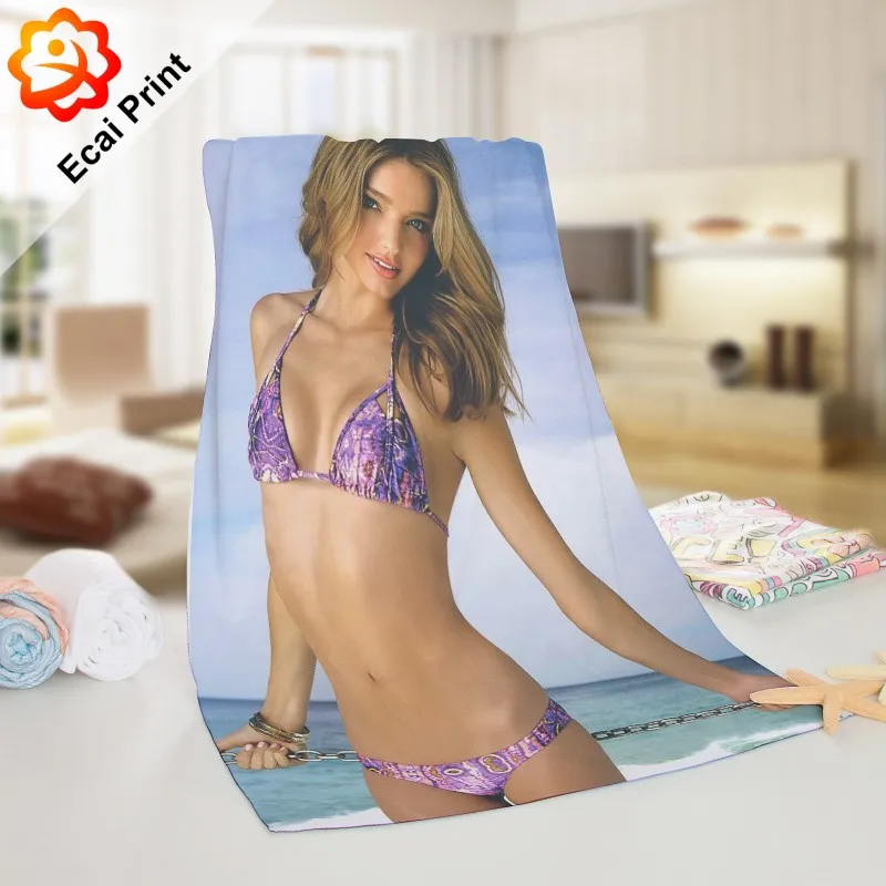 2018 Top Quality Custom Made Sublimation Beach Towel With Bikini Buy