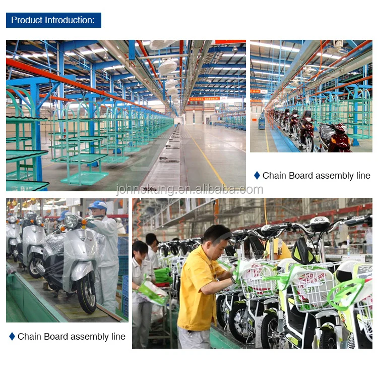 Conveyor Of Electric Bike Assembly Line Motor Bike Car Assembly Line Production Line Factory