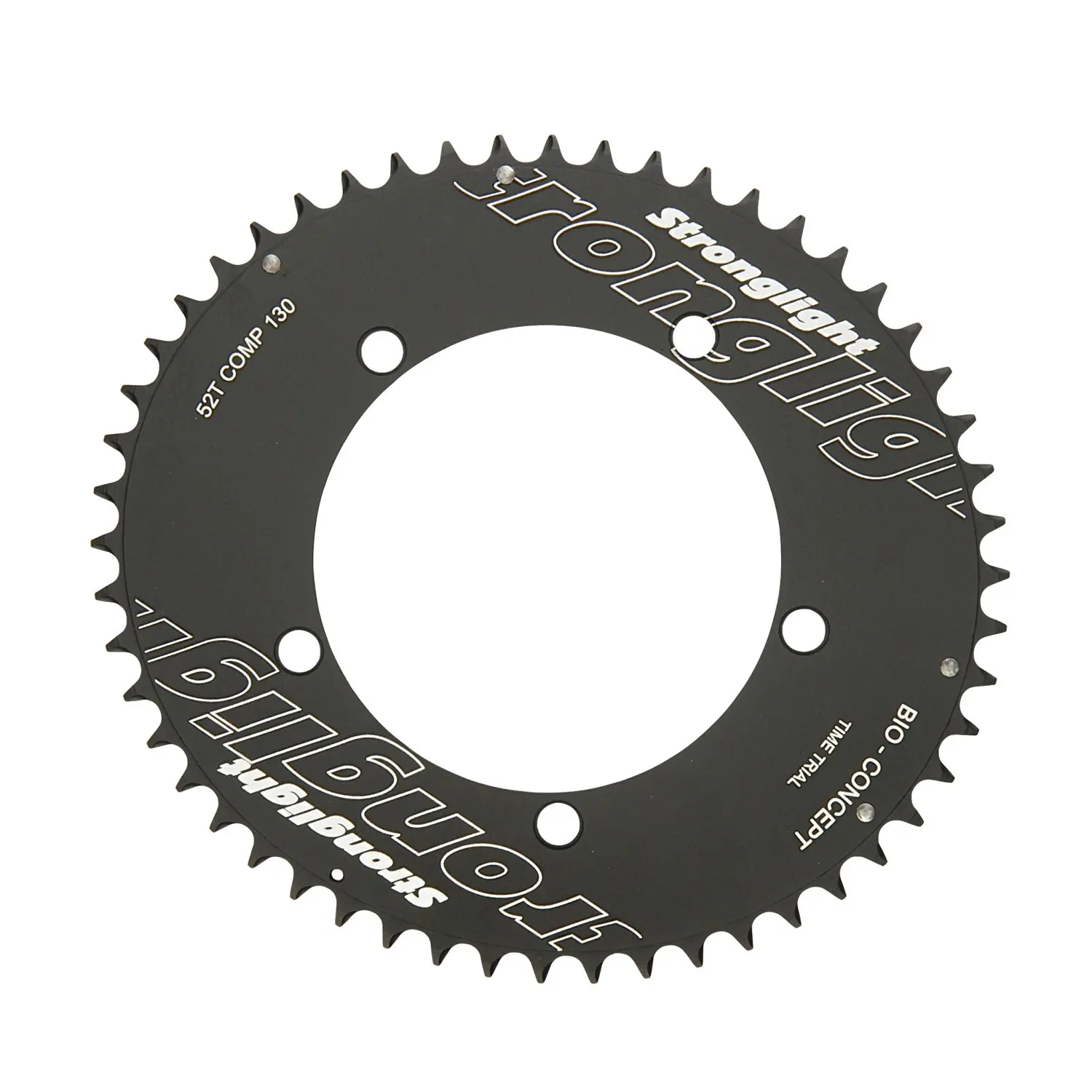 Stronglight Bio Concept CT2 Ceramic Teflon Black Time Trial 130mm Shimano Chainring - 53T (for 42T)