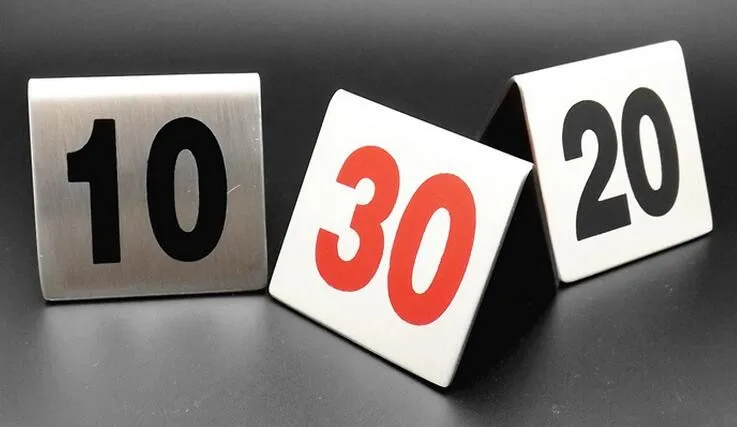 hot seliing custom desktop table triangle sign holder