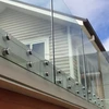Stainless steel standoff railing glass stair railing