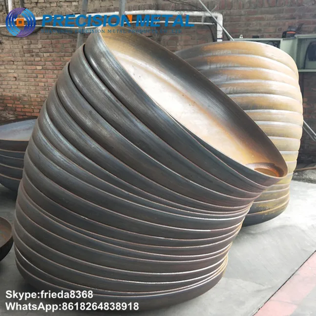 Flat bottom dish head can cover for pressure vessel head and boiler