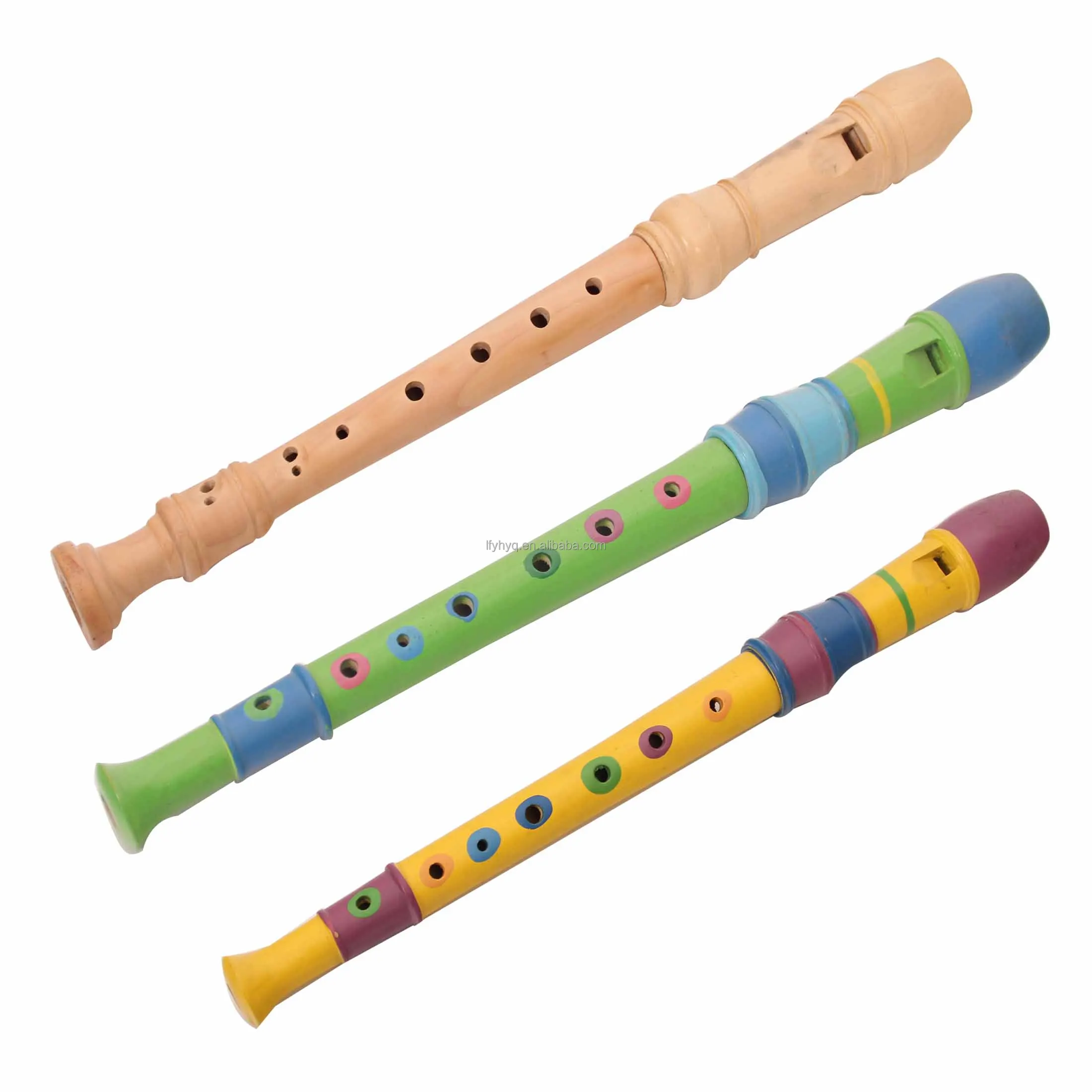 Woodwind Instruments Wood Colorful Flute With10holes - Buy Wood