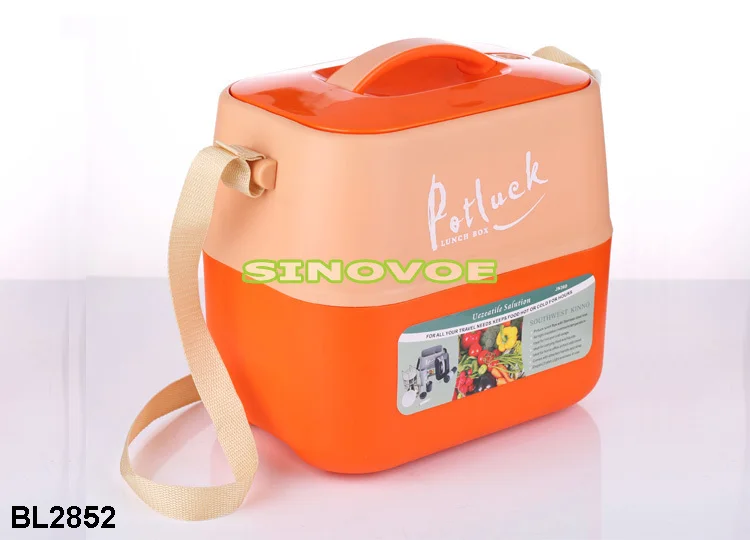 3.6L color potluck lunch box with water jug food storage portable lunch box