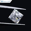 Wuzhou Tianyu Gems Wholesale Square cut synthetic Lab created Moissanite diamond Beads Gemstone