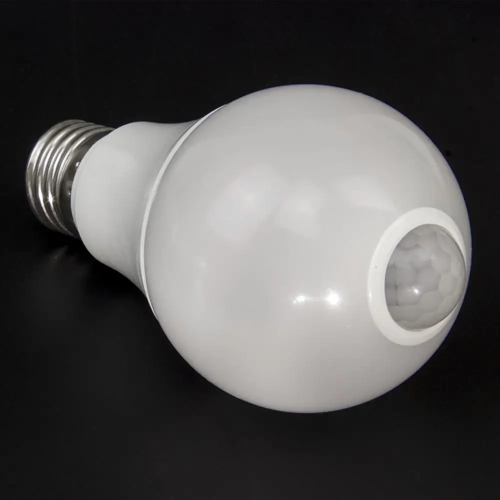 CF GROW Led IR Infrared Sensor Motion Light Bulb E27 7W Auto Smart Led Motion Detecting Light Lamp