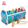 New arrival baby educational play pounding game sea animal wooden hammer toy for kids