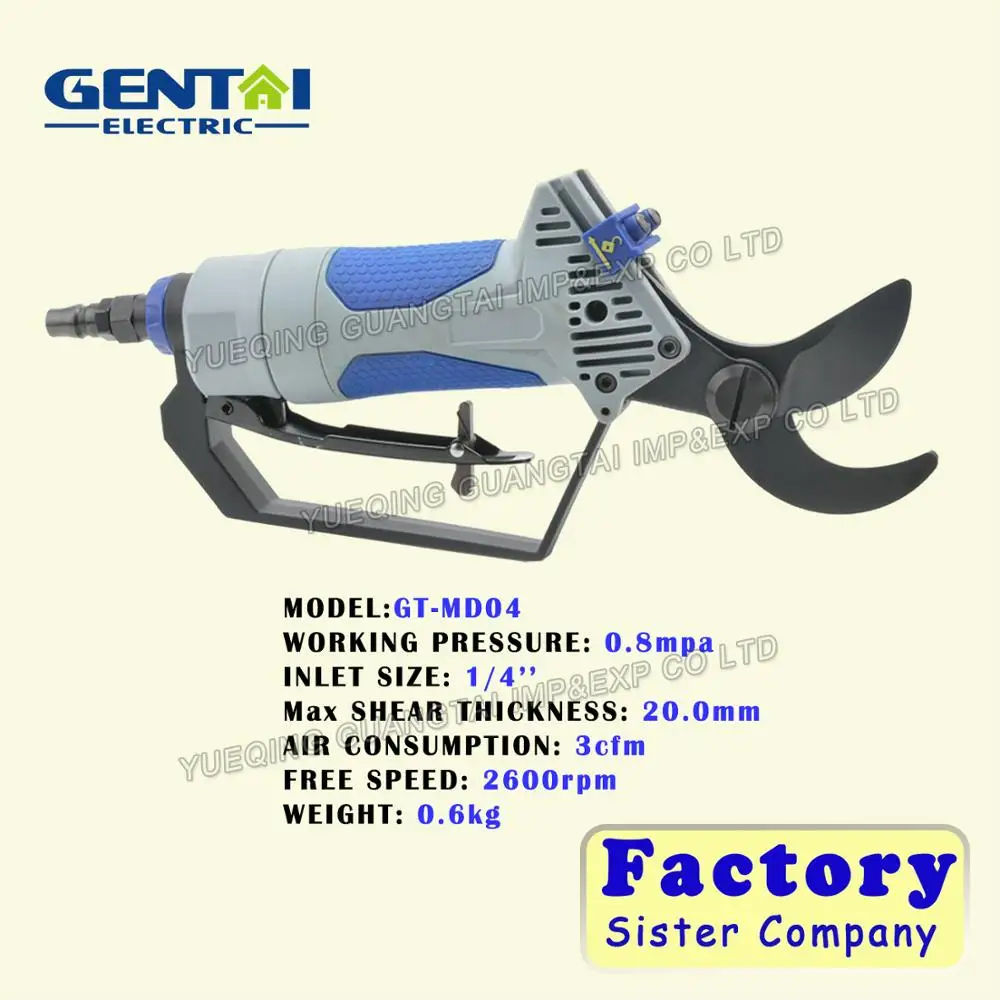 Ciseaux Pneumatiques Mini Air Shear – Coupe Métal 1.0-1.6mm – 3500RPM