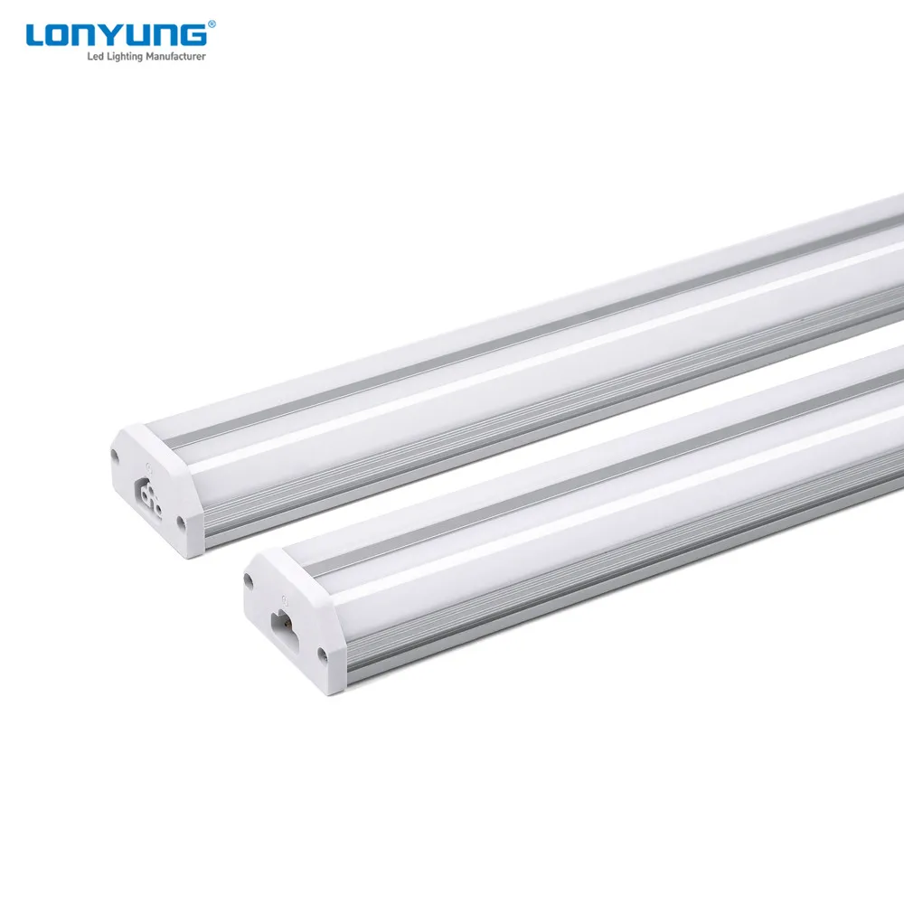 4ft 1200mm 30W 40W aluminum wholesale T5 integrated light led tube light led batten light  ETL DLC TUV CE  certs