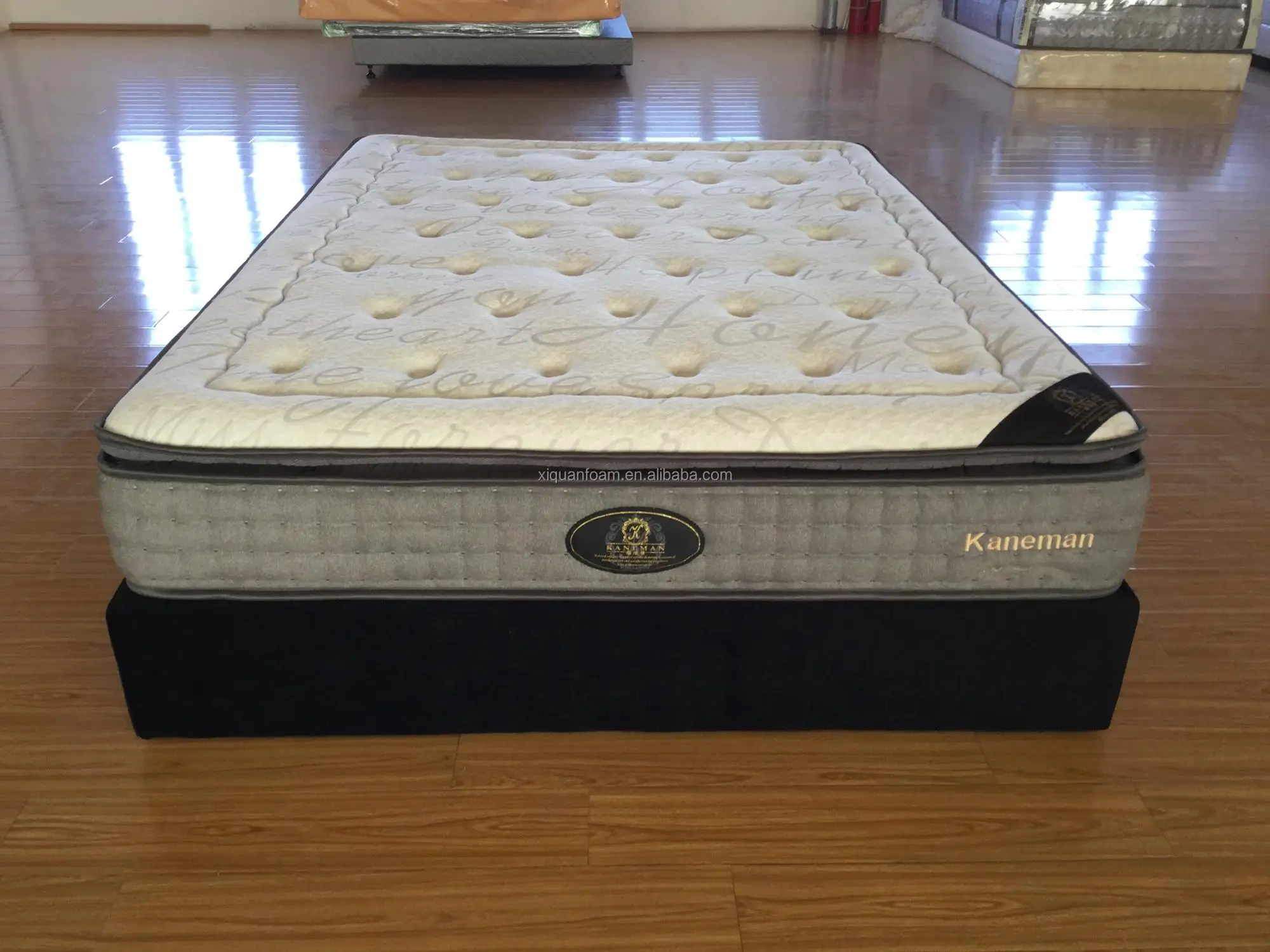 Bedroom Mattress Queen Size Pillow Top Compressed Pocket Spring