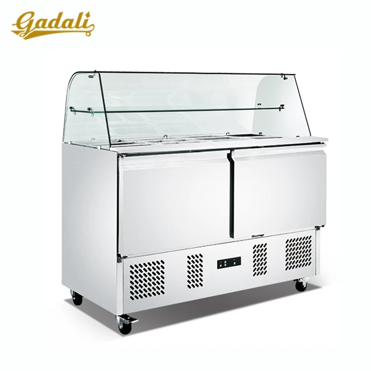 Commercial Stainless Steel Salad Bar Refrigerator For Sale Buy Commercial Salad Bar
