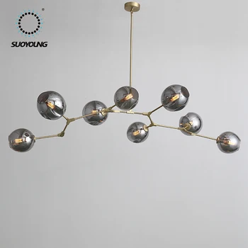 Modern Pretty Round Slender Branch Gl Chandelier Lighting Luxury Modern Pretty Round Slender Branch Gl Chandelier Lighting Luxury Art Furniture Wedding Pendant