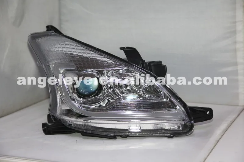2012 To 2014 Year For Toyota For Avanza Led Head Lamp Angel Eyes Chrome