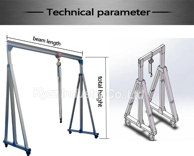 LT1 Model light duty small portable aluminum mobile gantry crane (2).jpg