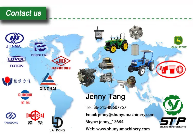 FOTON 504/704 tractor spare parts dual clutch assembly