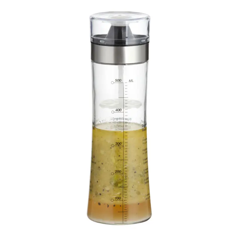 Sinoglass 1pc 550ml With Measurement Glass Salad Dressing Shaker Buy