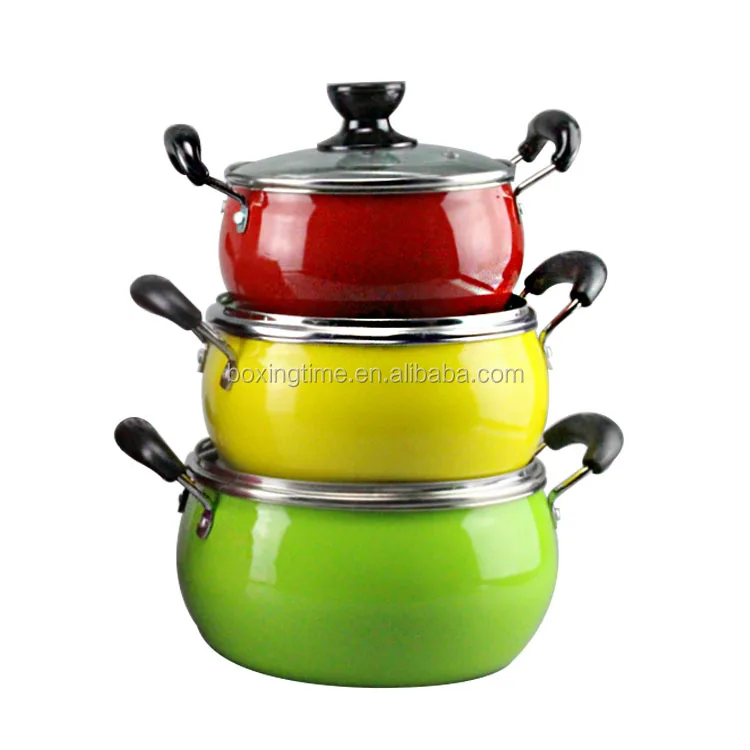 Stainless steel pearl color single/double bottom soup pot boiling soup multi-functional cooking pot