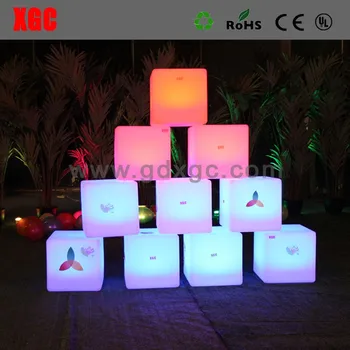 40cm Led Colorful Plastic Cube Stool Lighted Cube Ottoman Buy Knitted Ottoman Stool Fabric Cube Ottoman Stool Tray Ottoman Product On Alibaba Com