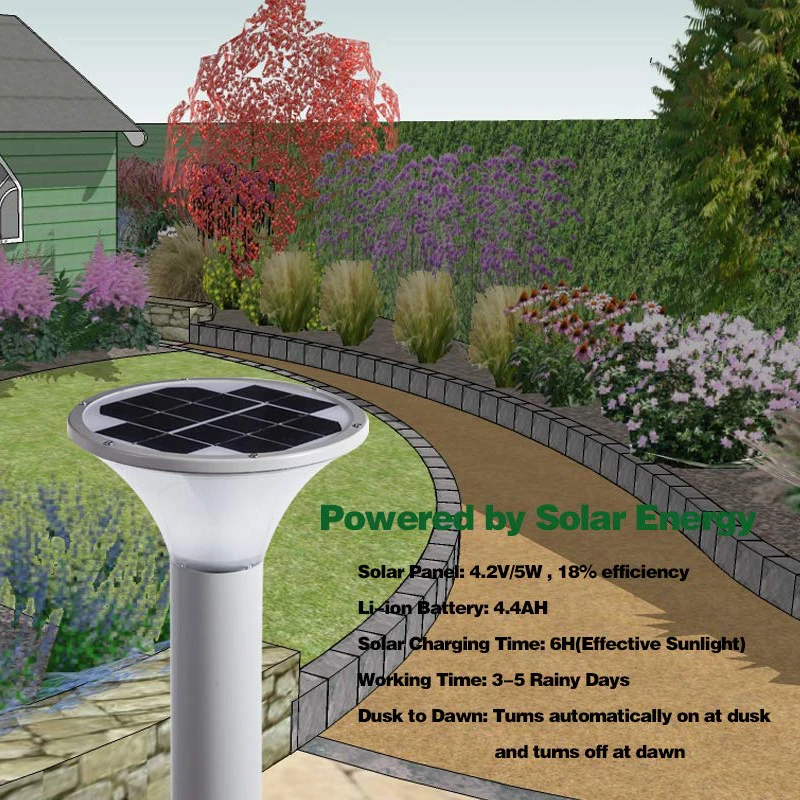 solar garden light. (3)