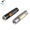 Aluminum Alloy Magnet Zoomable Torch 10W XML T6 Led COB Flashlight For Camping