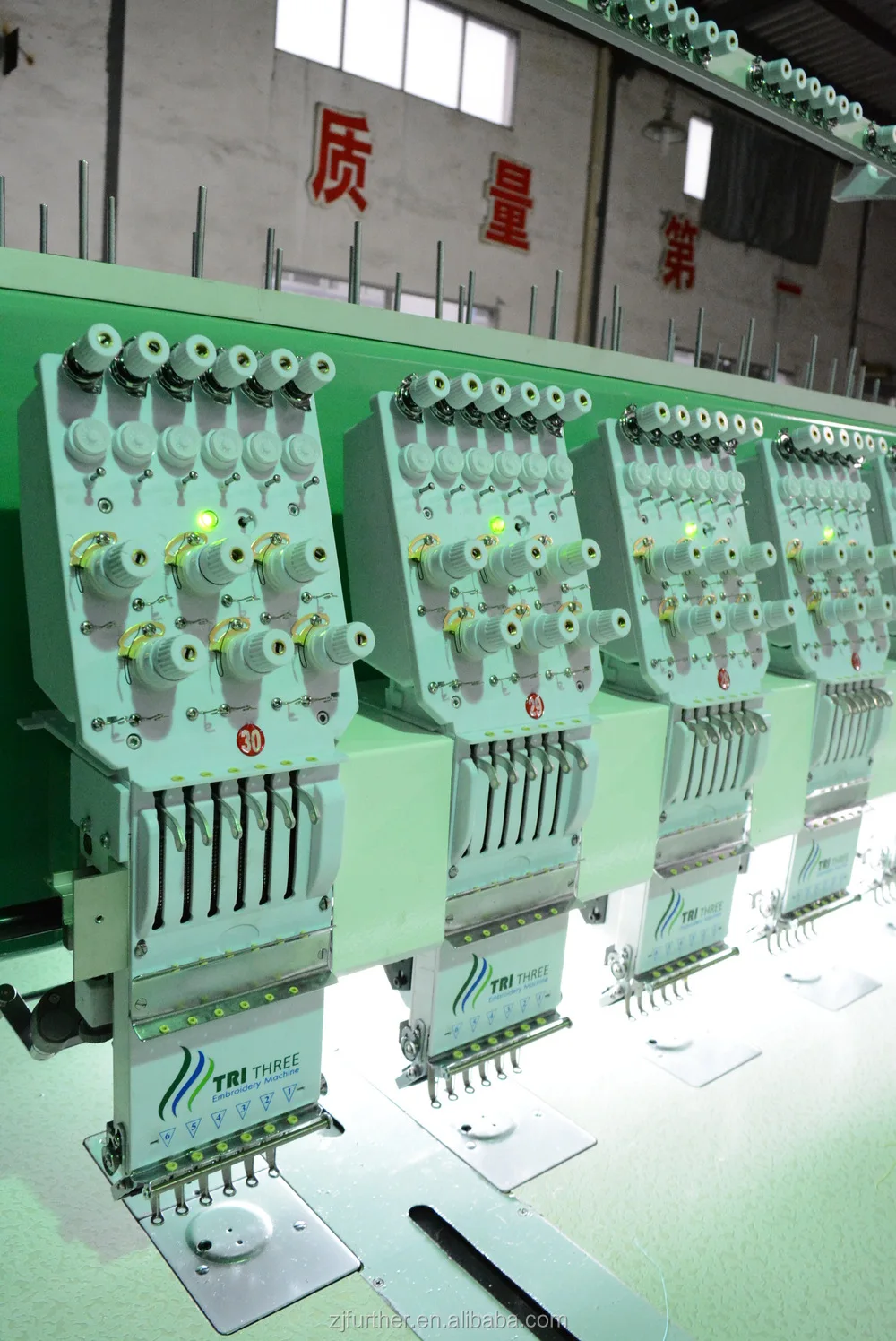 6 Needles Embroidery Machine 30 Heads Embroidery Machine Flat 630 Tri