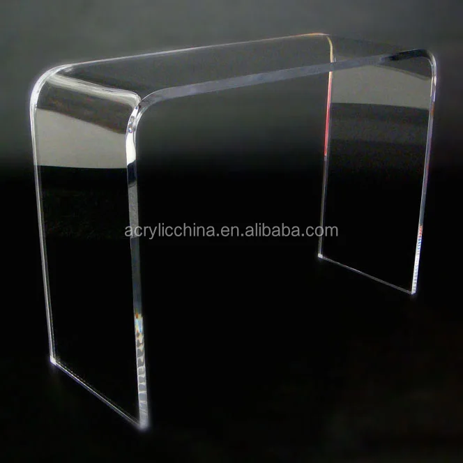 Modern Design Cheap Acrylic Desk,Clear Perspex Lucite U Shaped Computer