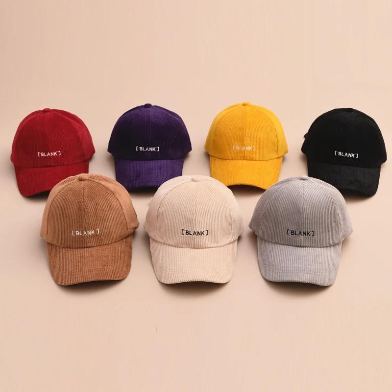 High Quality Custom Logo 3d Puff Embroidery Corduroy Dad Hat,Corduroy ...