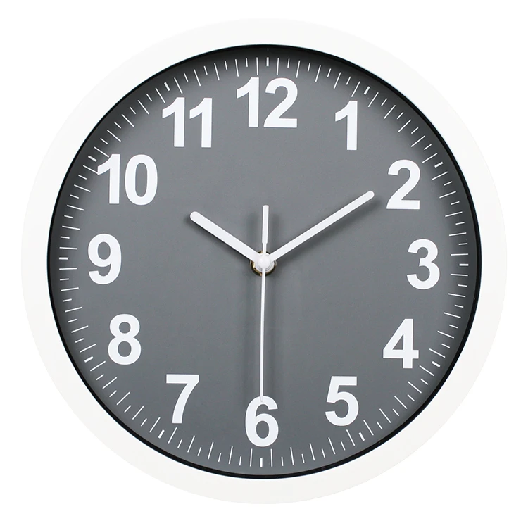 Stock Lot On Sale Good Quality Plastic Frame Kitchen Clocks Quartz