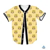 full sublimation polyester dri fit v-neck kids buttons softball wear