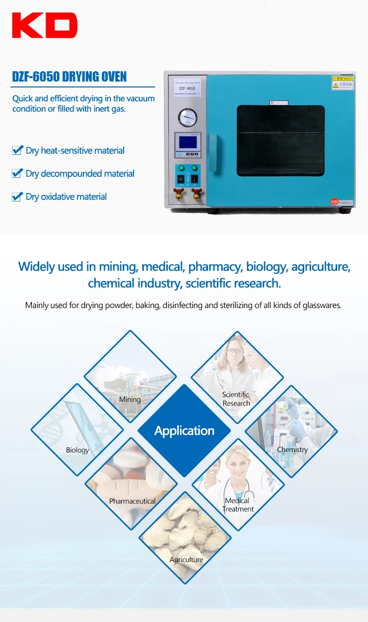 Vacuum DZF-6050 Drying Cabinet and Oven in Lab