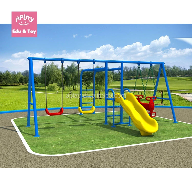 Plastic Playground Outdoor Slides Swing Set With Child Plastic Seats Toys For Children Hot Selling Ap Sw3004 Buy Swing Sets Swing For Childs Outdoor