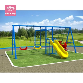 Plastic Playground Outdoor Slides Swing Set With Child Plastic Seats Toys For Children Hot Selling Ap Sw3004 Buy Swing Sets Swing For Childs Outdoor