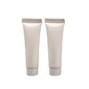 15ml White PE Plastic Empty Screw Cap Soft Squeeze Tubes , Balm Container For Hand Cream Lotion Packaging