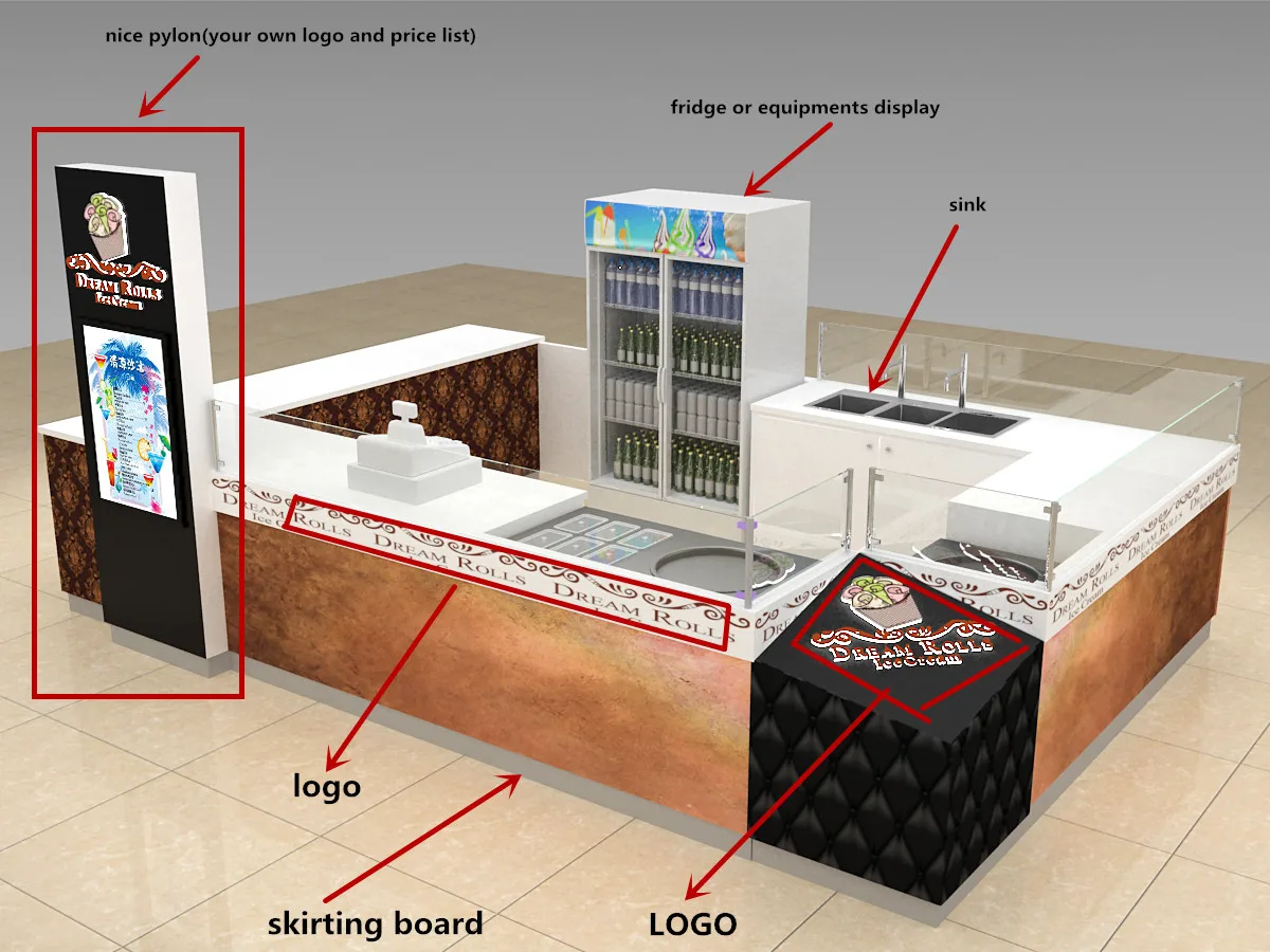 Modern Coffee Kiosk & Fashion Outdoor Coffee Shop Kiosk & Coffee