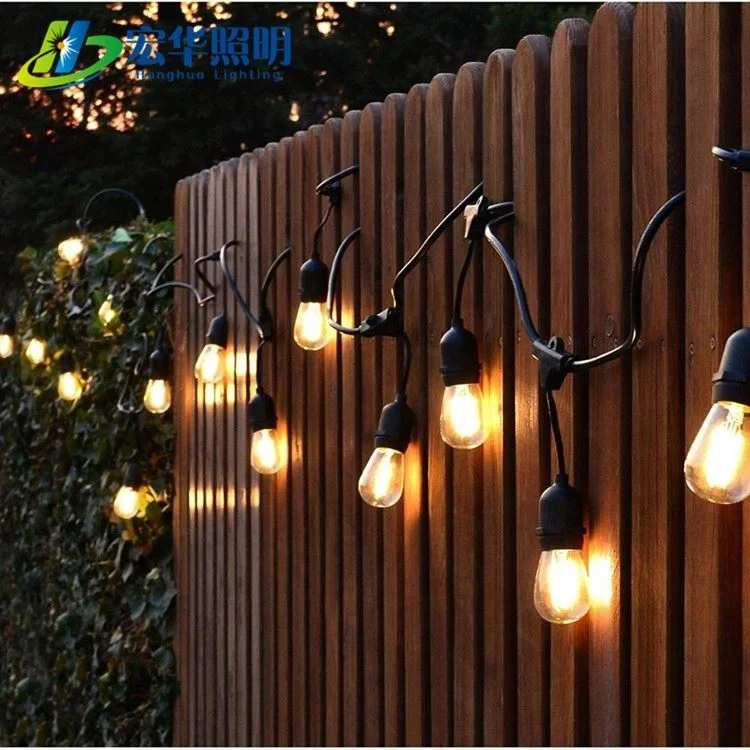 S14 E26 E27 130v 48ft Led Light Decorative Edison Style Patio S14 E26 E27 130v 48ft Led Light
