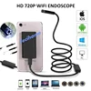 2018 5mm Lens 720P Mini USB WIFI Borescope Snake Camera IOS Android Endoscope for parts assembly, car maintenance and repairing