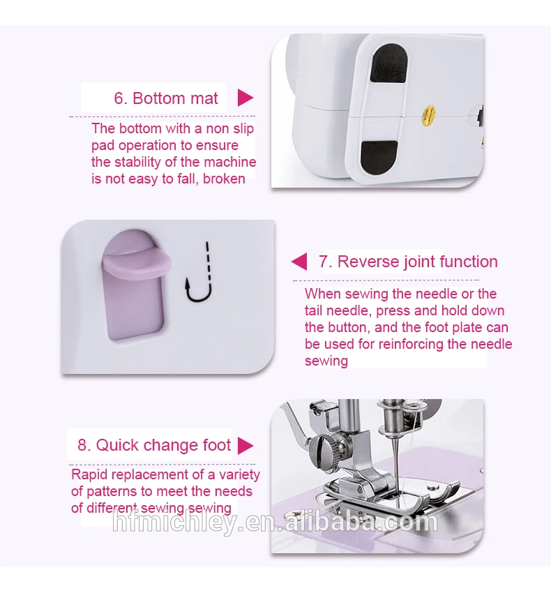 FangHua FHSM-505 mini buttonhole China sewing machine for edging