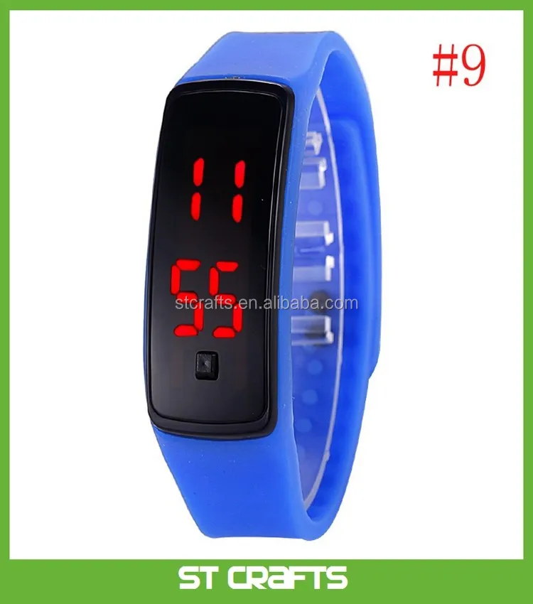 Fashion Touch Screen Led Bracelet Digital Watches For Men&ladies&child
