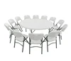 YC-T09-03 HDPE Plastic Folding Portable Event Plastic Round Table For Outdoor Party