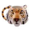 3D Animal Tiger Head Ceramic Mug For Sale